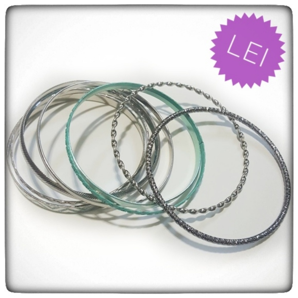 LEI Accessories Jewelry Set of Bangles-One Size